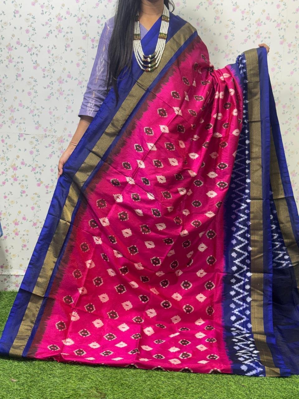 Lightweight Ikat Silk - PSDHG06-LSWBCTCCD-14