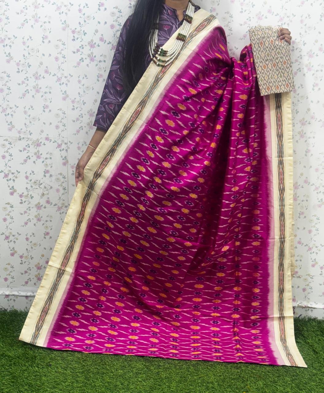 Lightweight Ikat Silk - PSDHG11-LSWBCXFDD-02