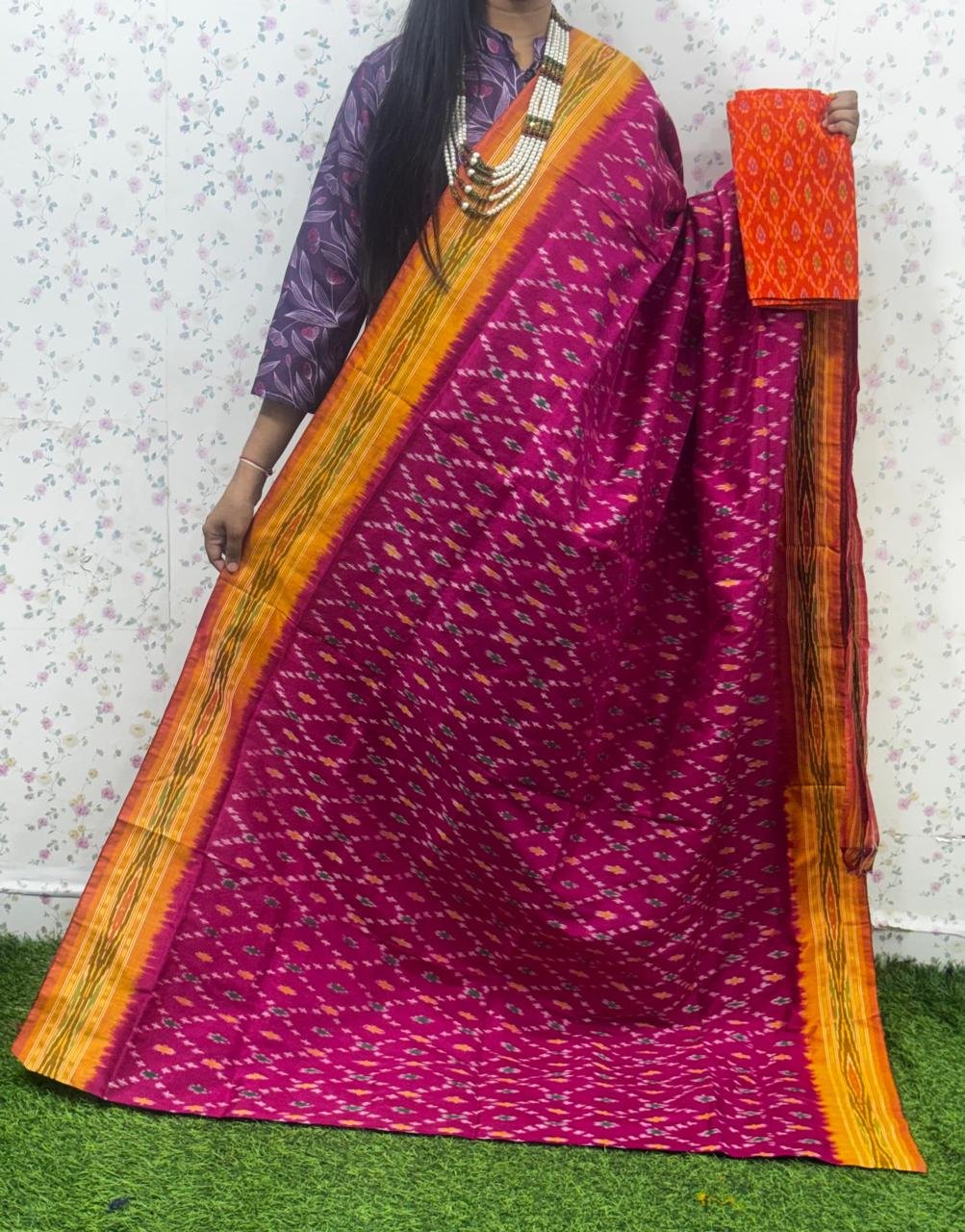 Lightweight Ikat Silk - PSDHG11-LSWBCXFDD-04