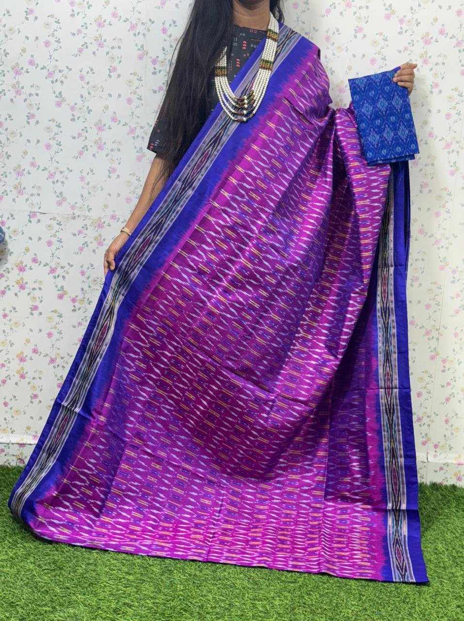 Lightweight Ikat Silk - PSDHG11-LSWBCXFDD-07