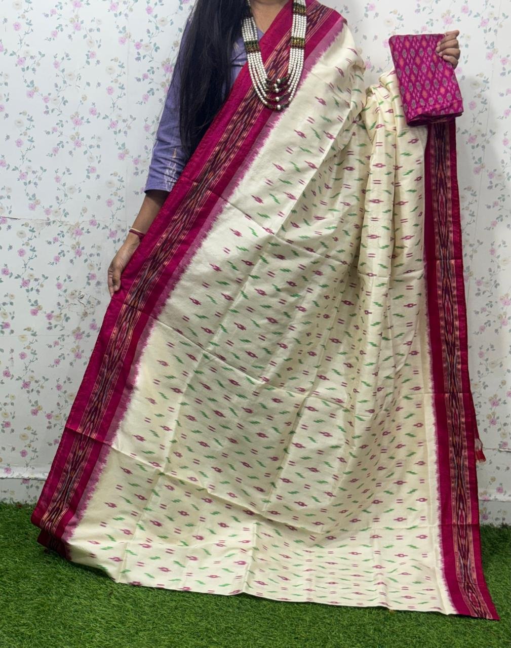 Lightweight Ikat Silk - PSDHG11-LSWBCXFDD-09