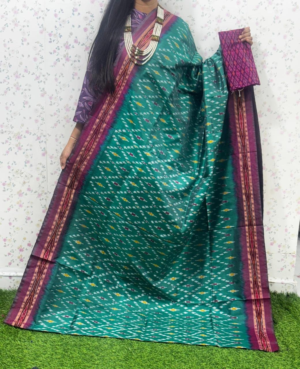 Lightweight Ikat Silk - PSDHG11-LSWBCXFDD-12