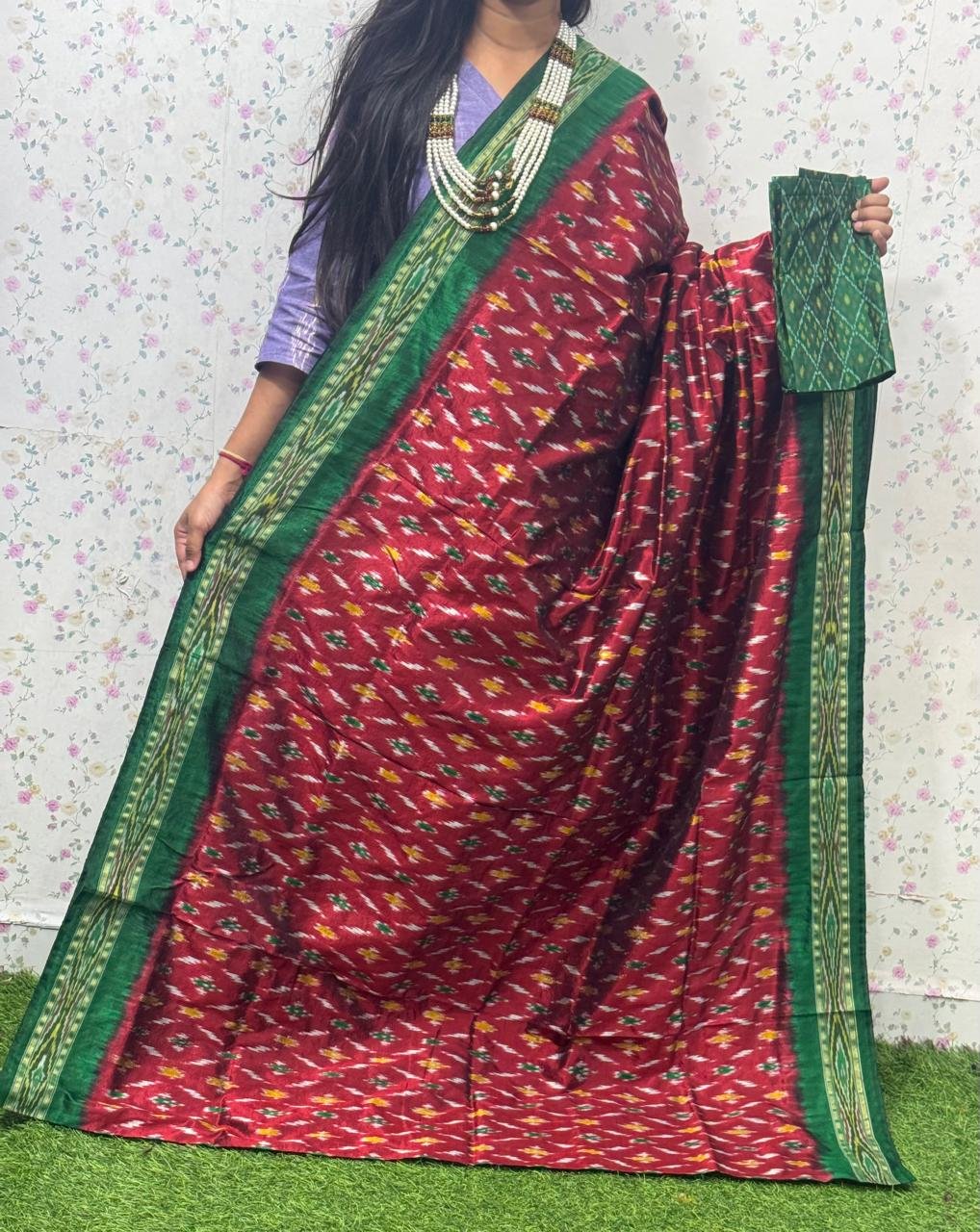 Lightweight Ikat Silk - PSDHL08-LSWBCXDCD-01