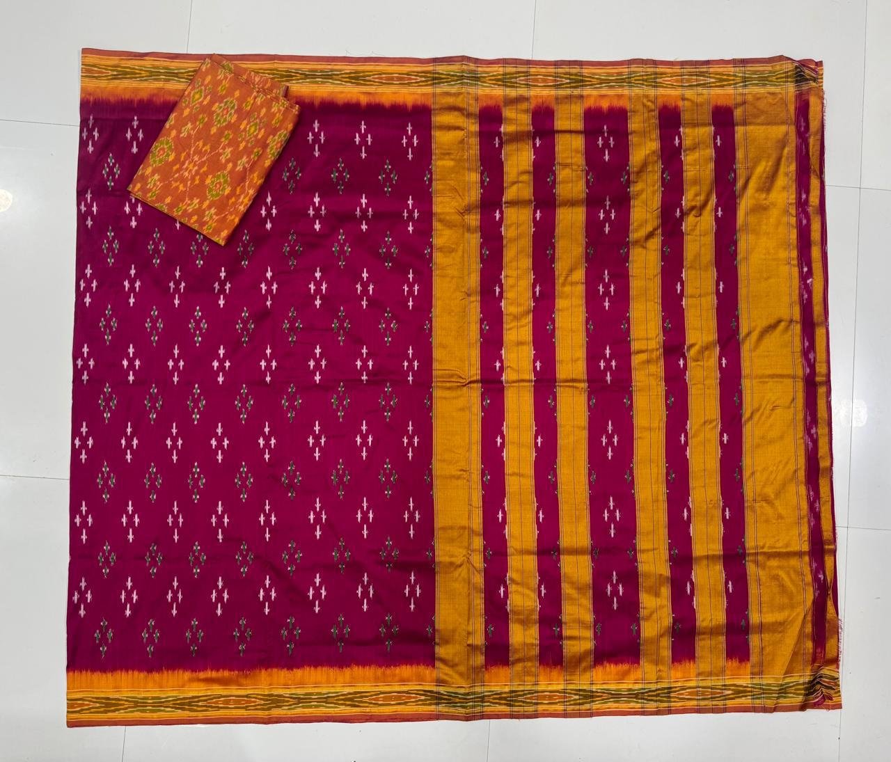Lightweight Ikat Silk - PSDHL08-LSWBCXDCD-10