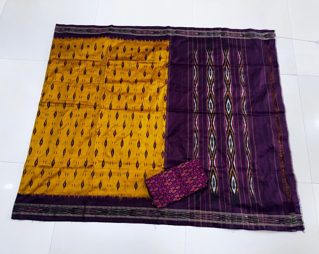 Lightweight Ikat Silk - PSDHL08-LSWBCXDCD-11