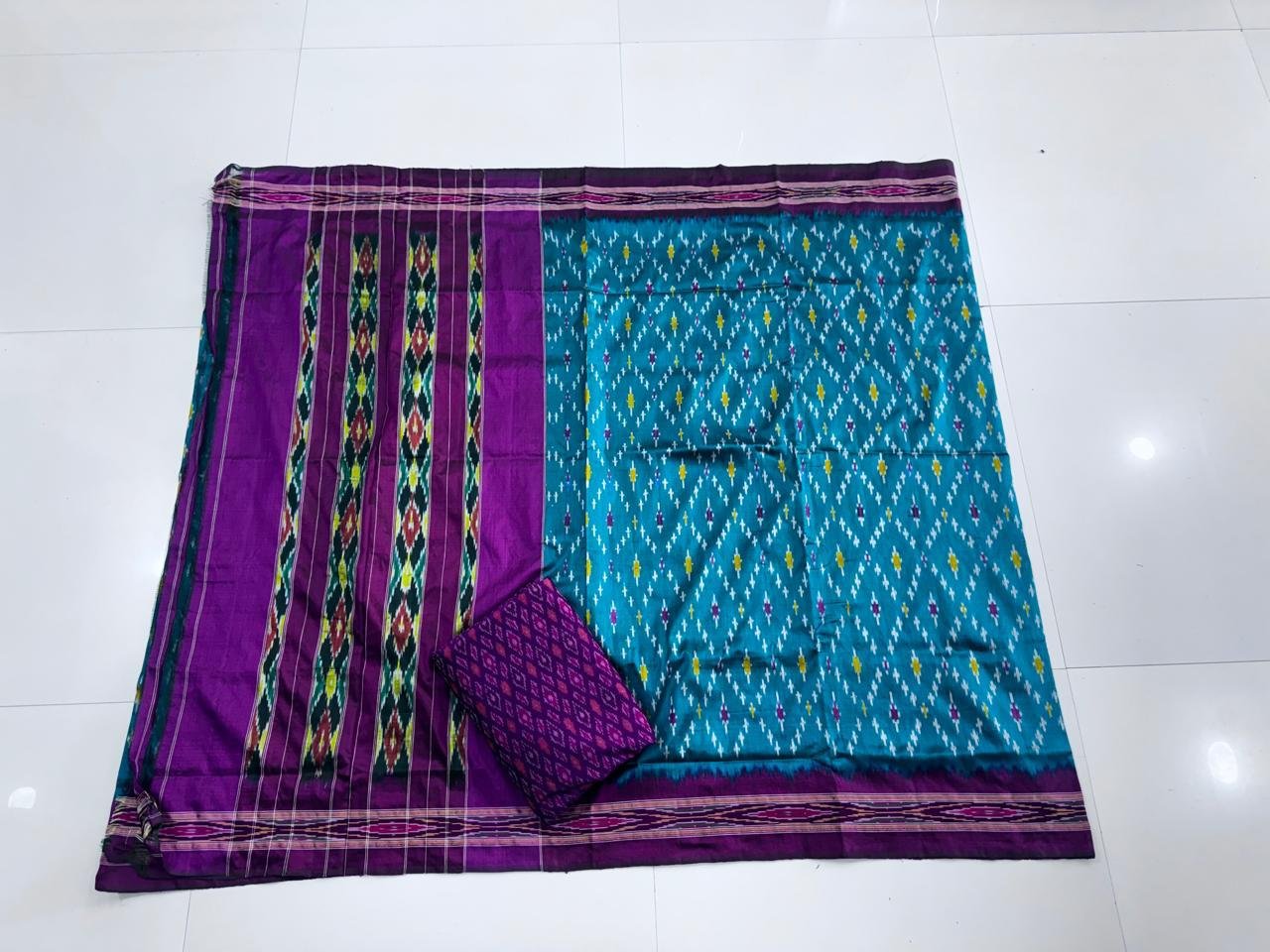 Lightweight Ikat Silk - PSDHL08-LSWBCXDCD-12