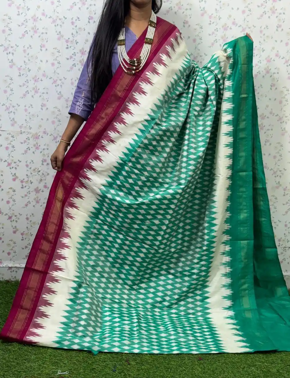 Lightweight Ikat Silk - PSDHN19-LSWBCTCCD-14
