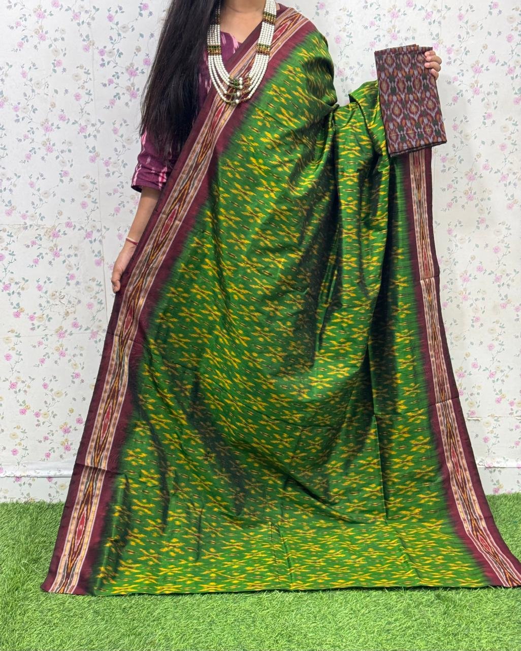 Lightweight Ikat Silk - PSDHS14-LSWBCXFDD-01