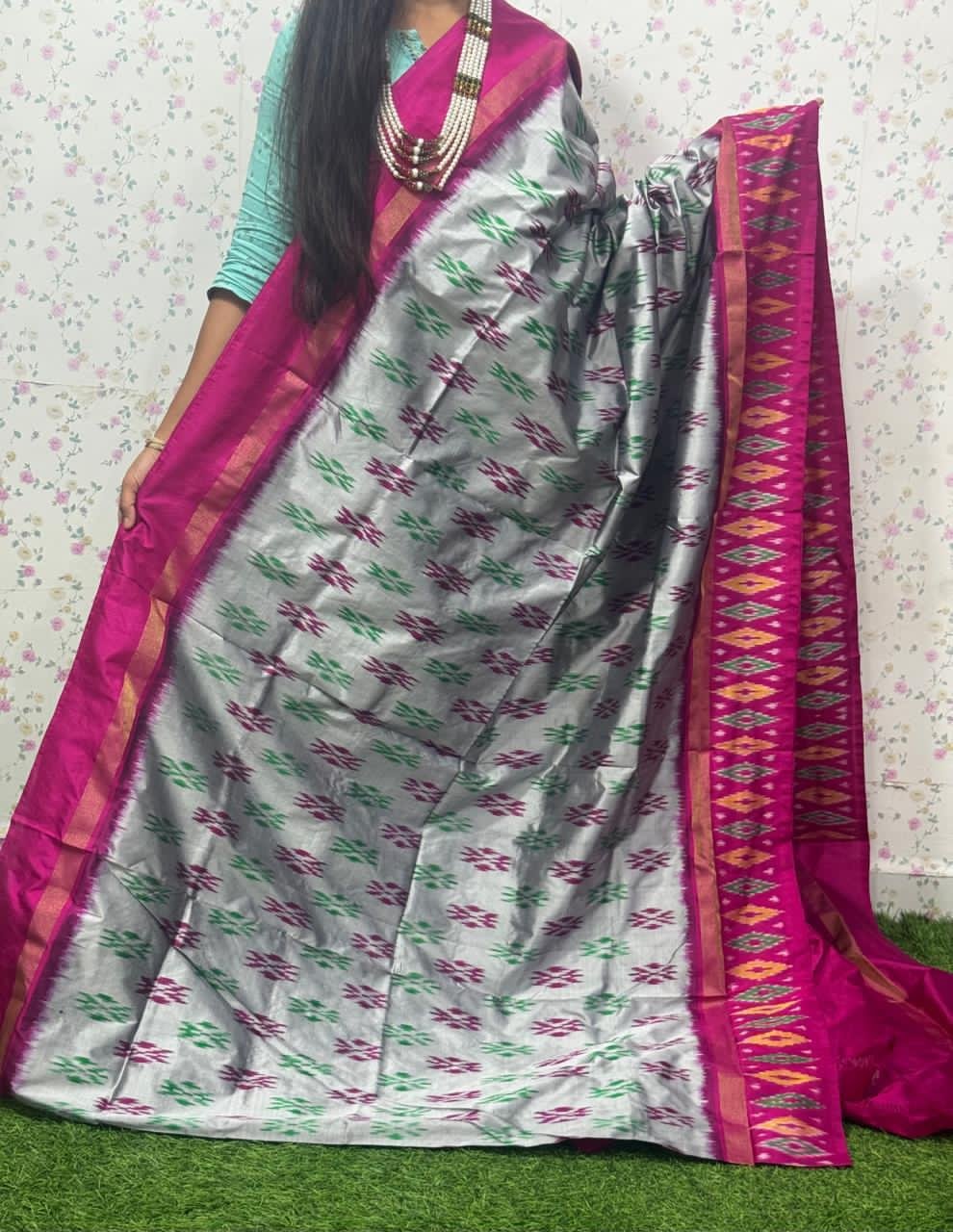 Lightweight Ikat Silk - PSDHS16-LSWBDTDCC-04