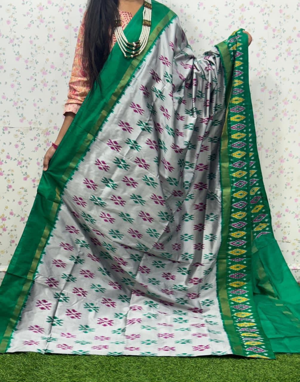 Lightweight Ikat Silk - PSDHS16-LSWBDTDCC-05