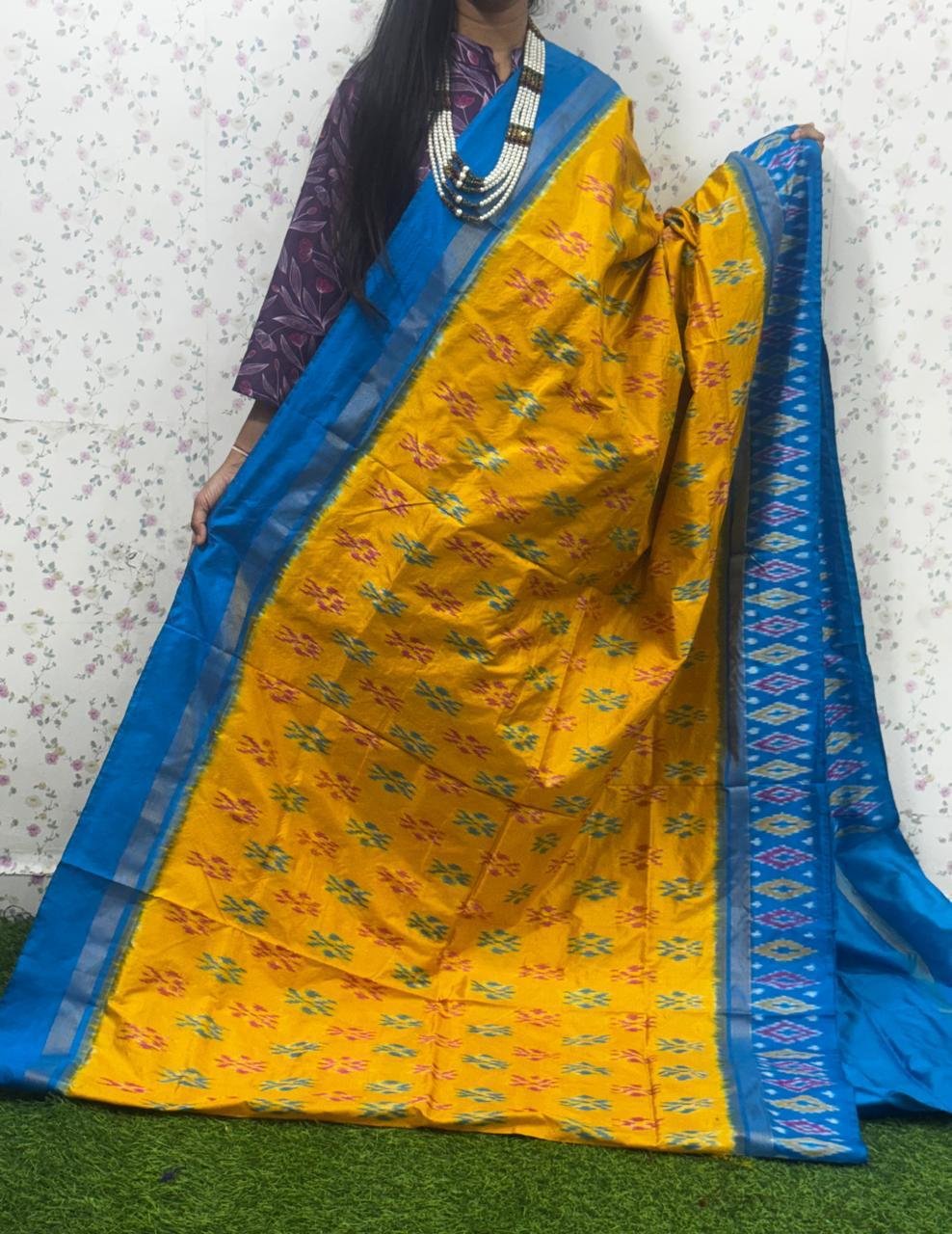 Lightweight Ikat Silk - PSDHS21-LSWBDTSCC-03