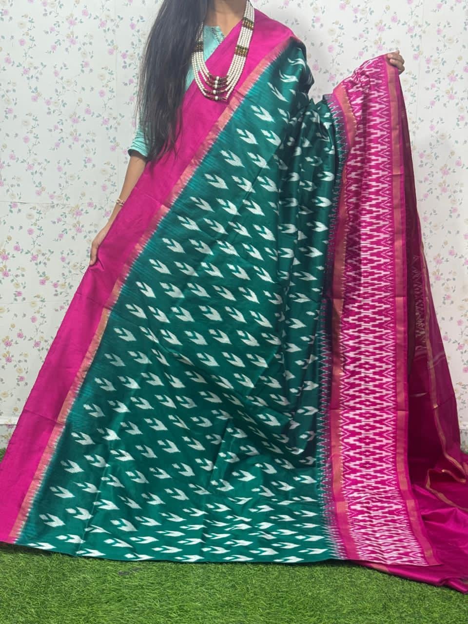 Lightweight Ikat Silk - PSDHS21-LSWBDTSCC-04