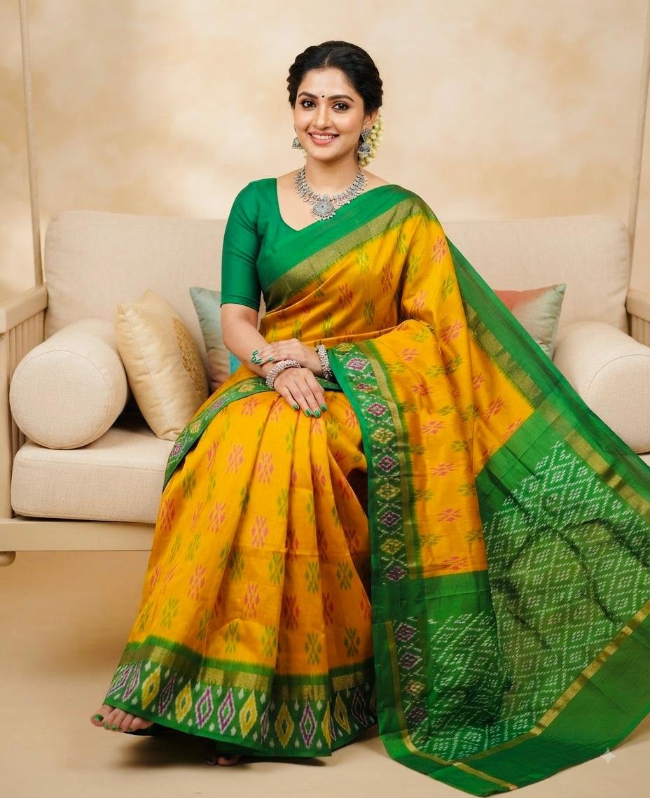 Lightweight Ikat Silk - PSRGG11-LSWBCTDCC-02