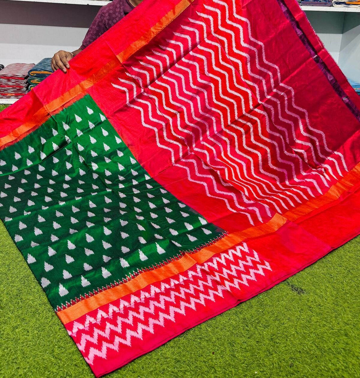 Lightweight Ikat Silk - PSRGG19-LSWBCTDCC-01