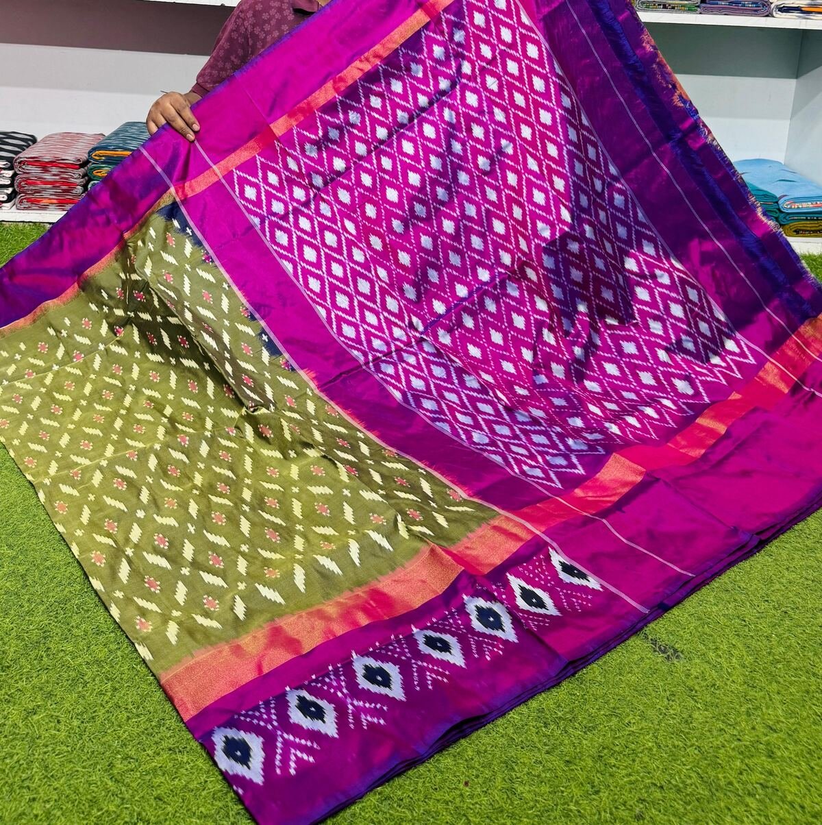 Lightweight Ikat Silk - PSRGG19-LSWBCTDCC-06
