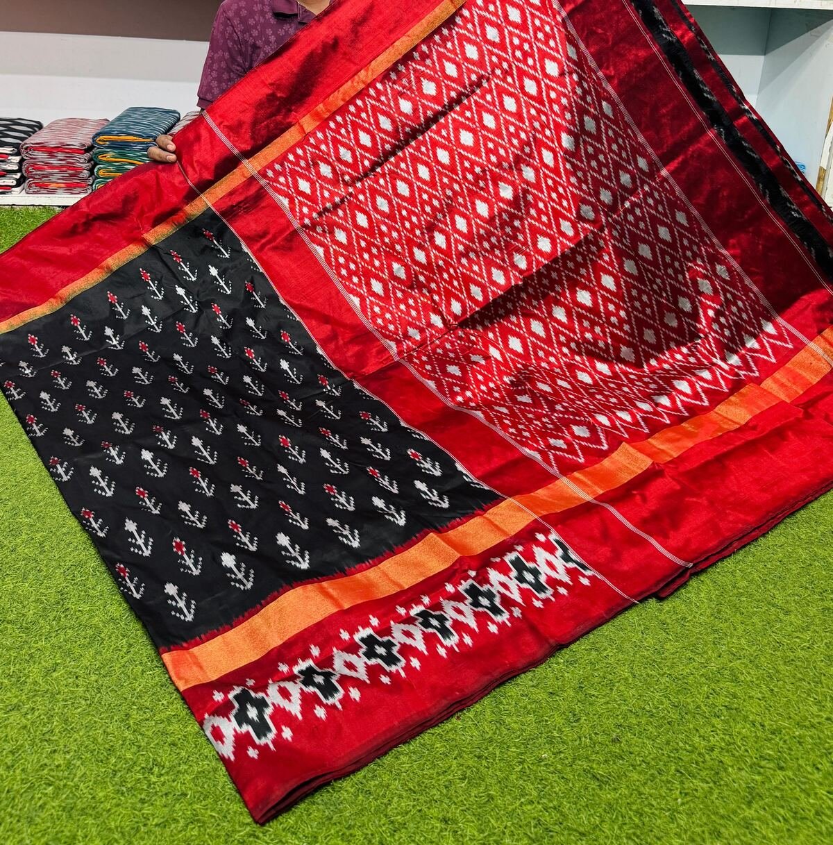 Lightweight Ikat Silk - PSRGG19-LSWBCTDCC-10