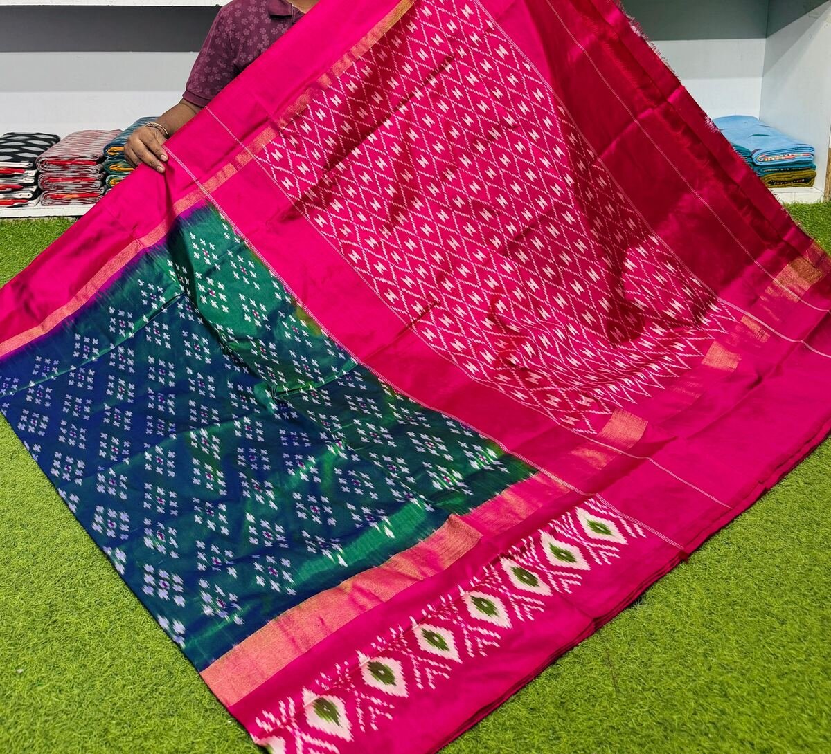 Lightweight Ikat Silk - PSRGG19-LSWBCTDCC-21