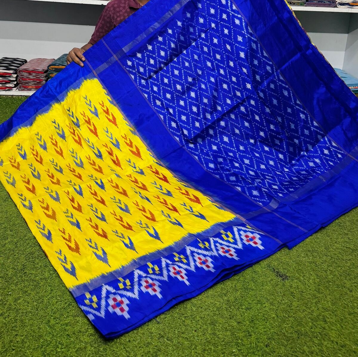 Lightweight Ikat Silk - PSRGG19-LSWBCTDCC-23