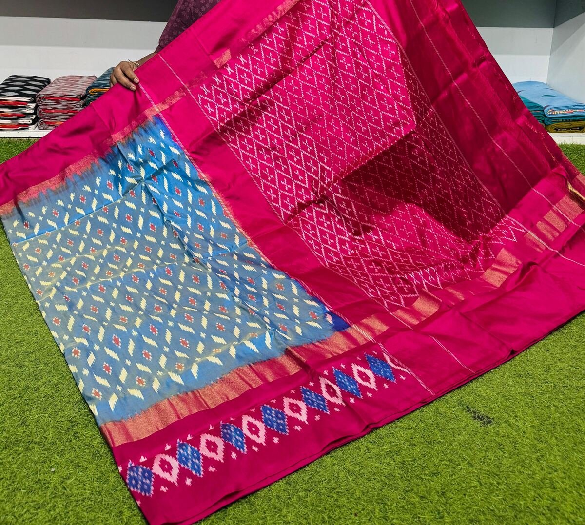 Lightweight Ikat Silk - PSRGG19-LSWBCTDCC-32