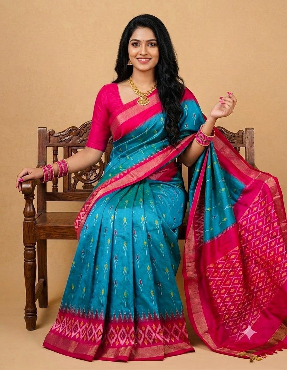 Lightweight Ikat Silk - PSRGL08-LSWBCTDCC-12
