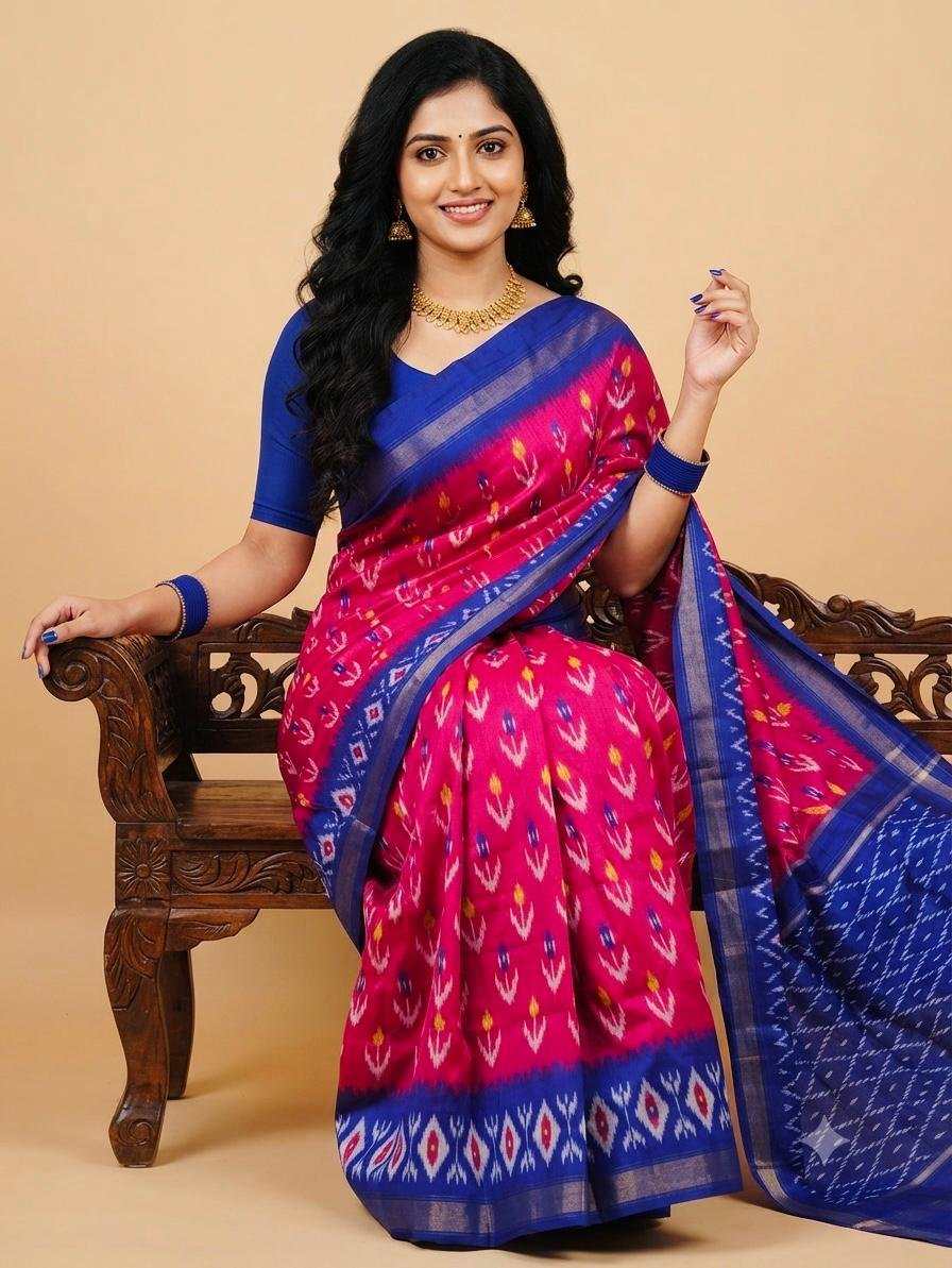 Lightweight Ikat Silk - PSRGL14-LSWBCTDCC-18