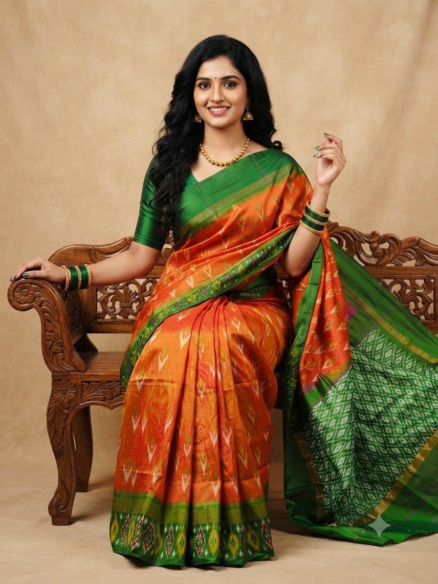 Lightweight Ikat Silk - PSRGL14-LSWBCTDCC-24