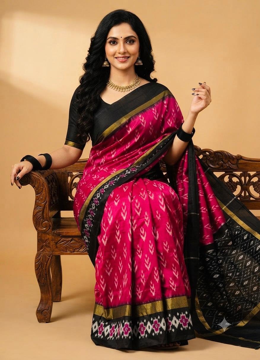 Lightweight Ikat Silk - PSRGL17-LSWBCTDCC-100