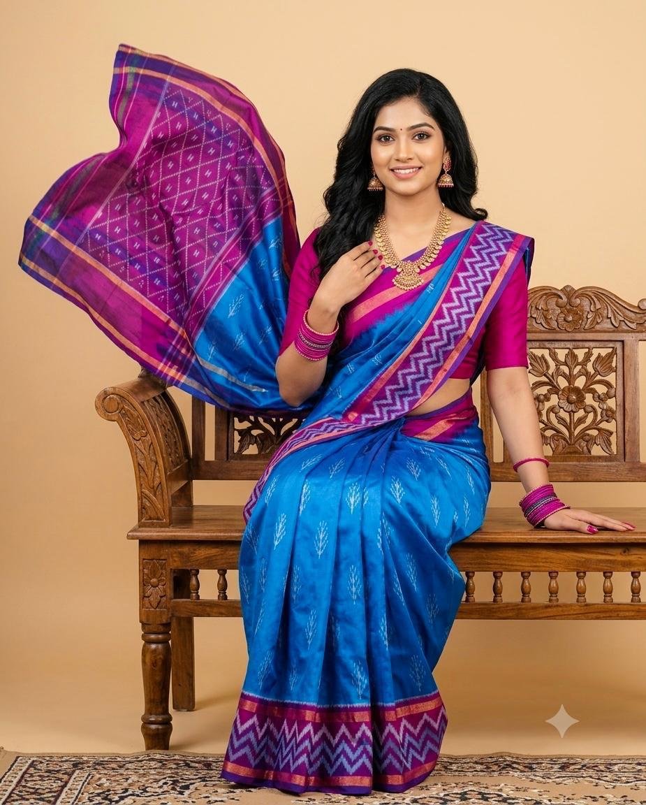 Lightweight Ikat Silk - PSRGL17-LSWBCTDCC-17