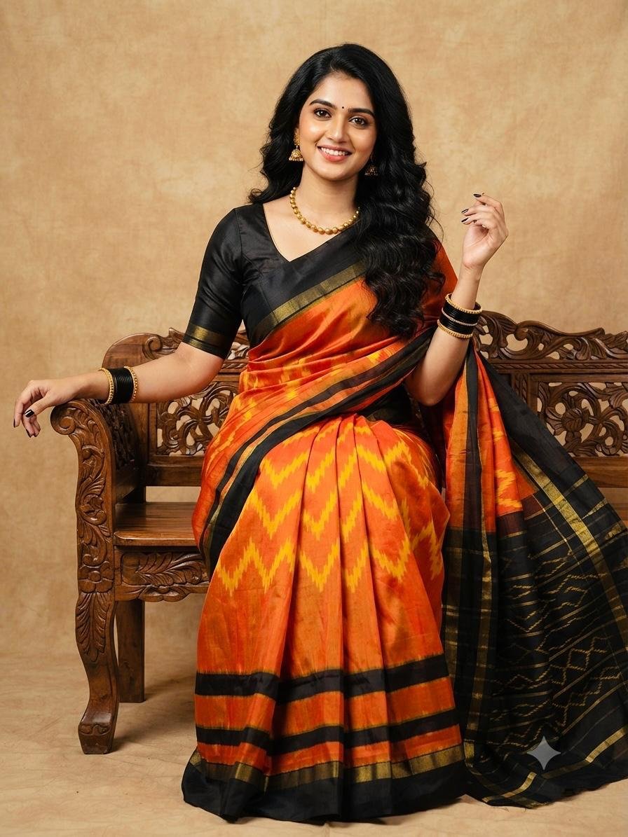 Lightweight Ikat Silk - PSRGL17-LSWBCTDCC-61