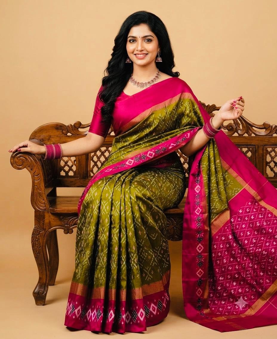 Lightweight Ikat Silk - PSRGL28-LSWBCTDCC-10