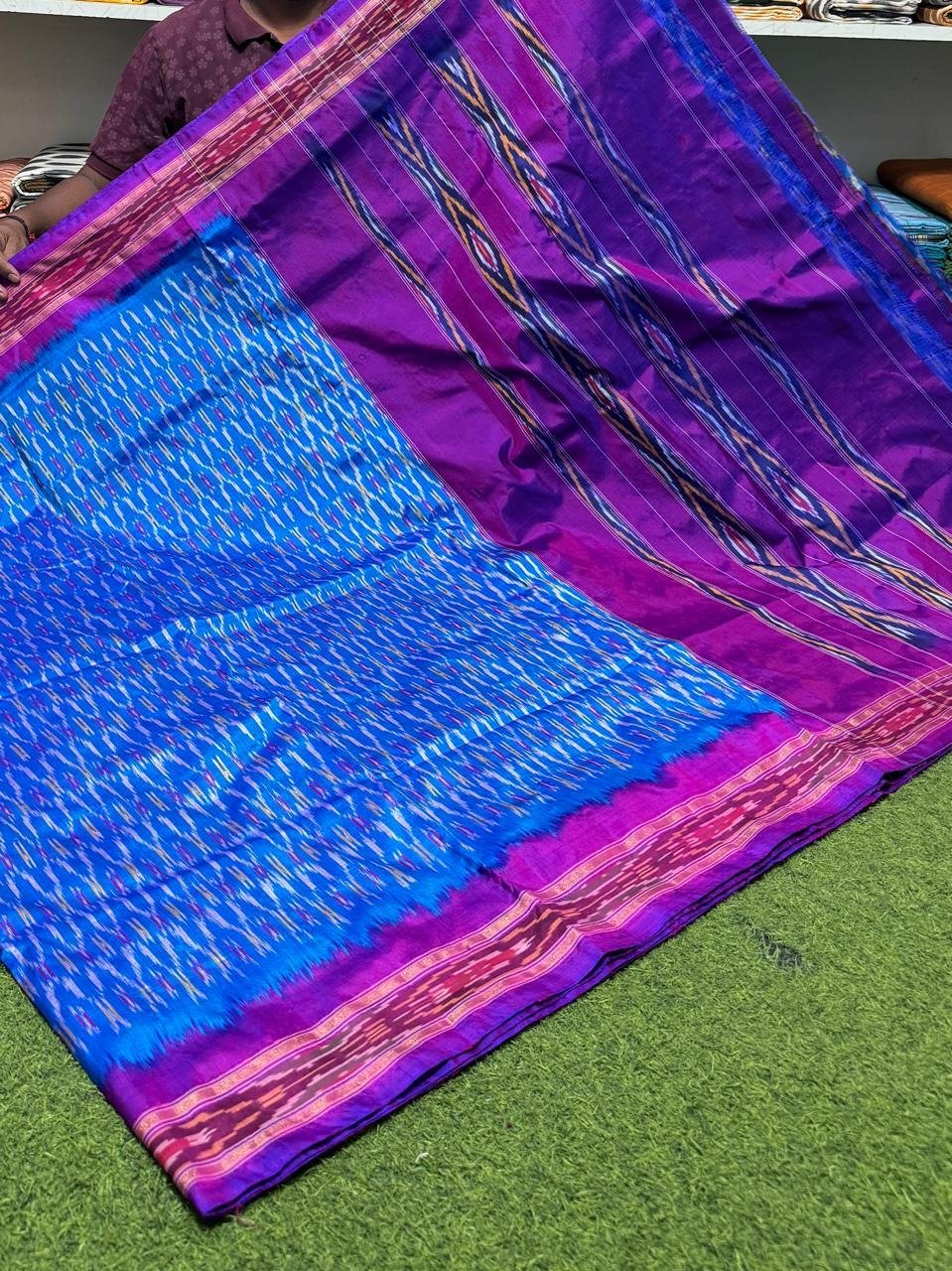 Lightweight Ikat Silk - PSRGL31-LSNBCSSDC-19
