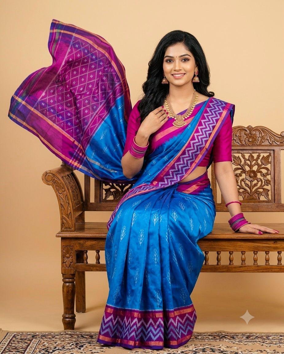 Lightweight Ikat Silk - PSRGN26-LSWBCTDCC-55