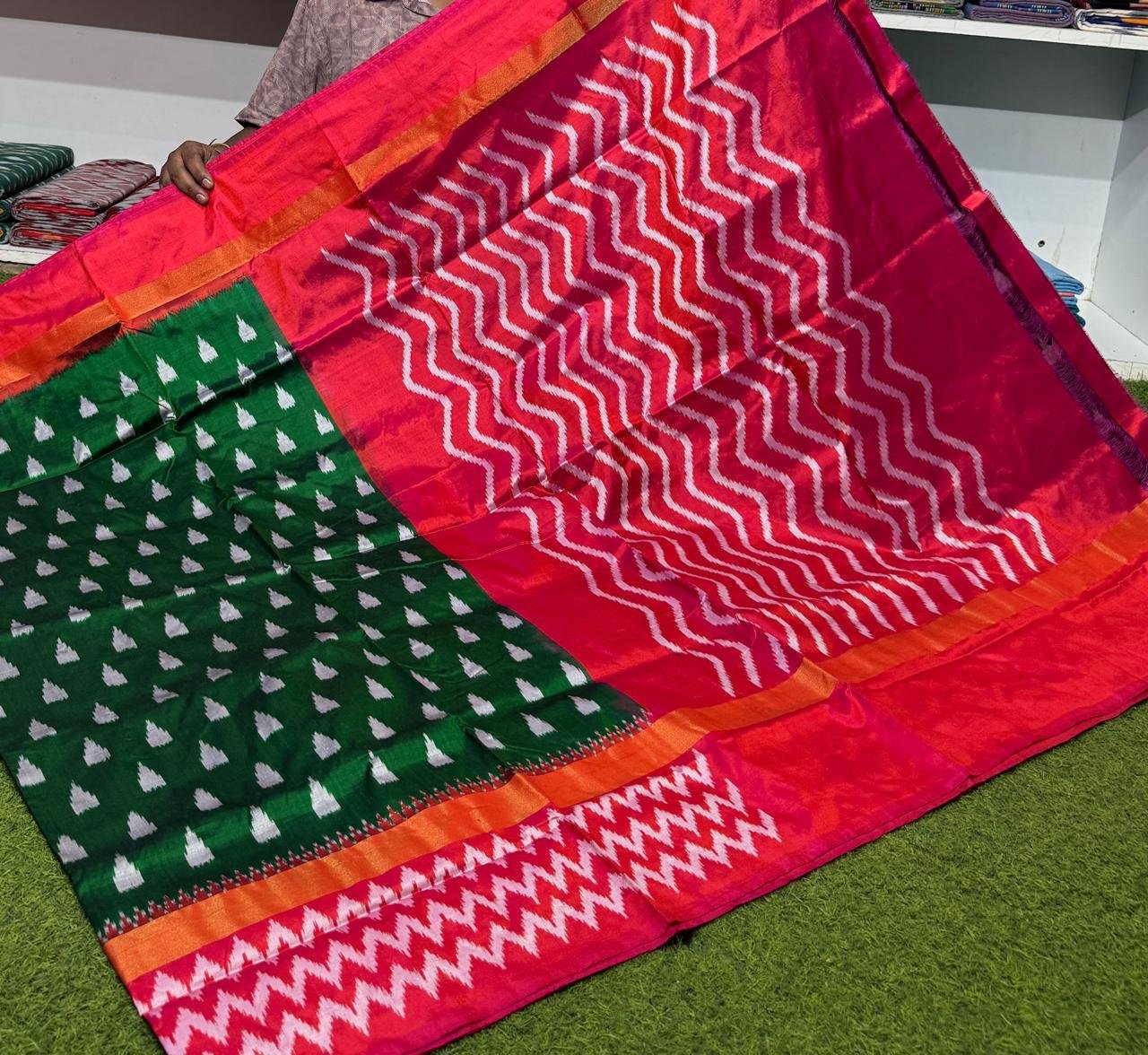 Lightweight Ikat Silk - PSRGO01-LSWBDTZCD-47