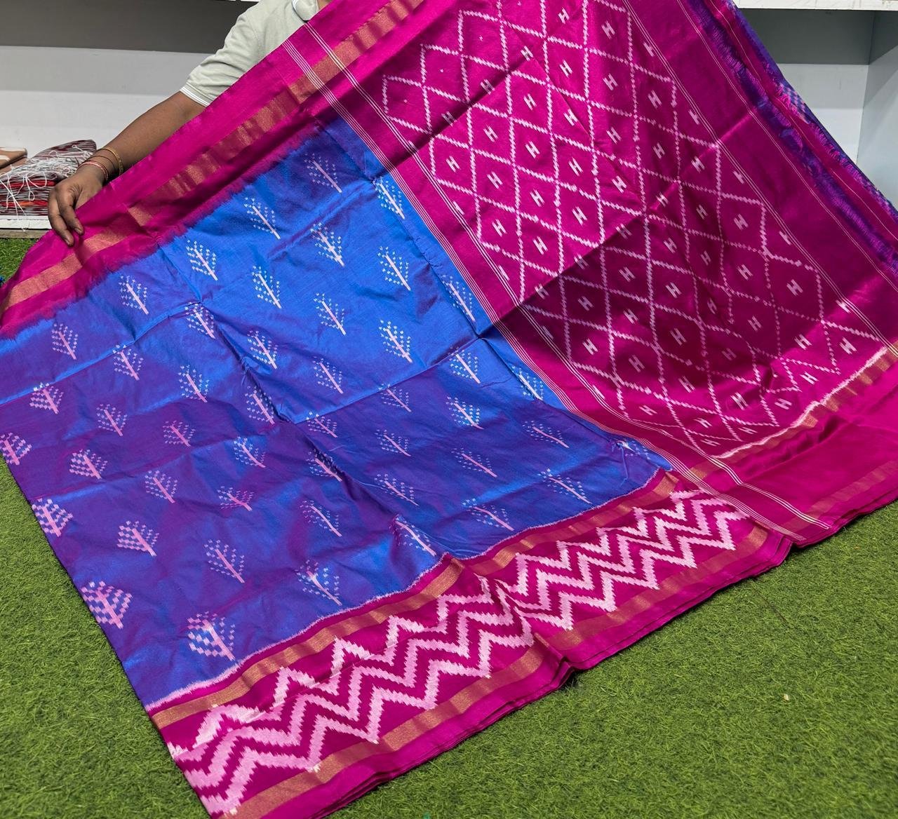 Lightweight Ikat Silk - PSRGO12-LSWBDTZCD-15