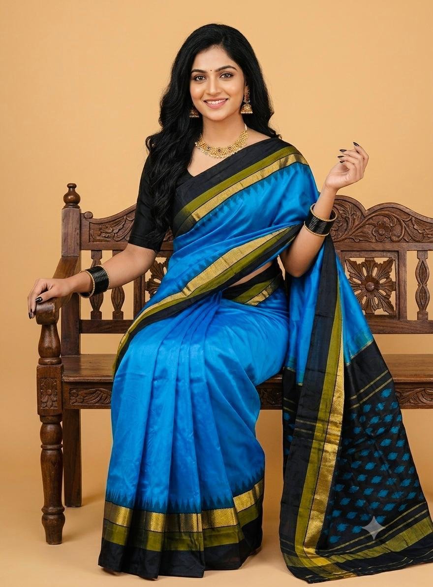 Lightweight Ikat Silk - PSRGS11-LSWBCTZCD-08