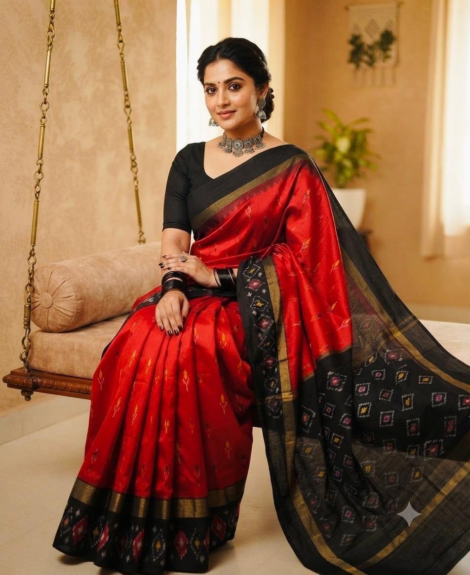Lightweight Ikat Silk - PSRGS11-LSWBCTZCD-18