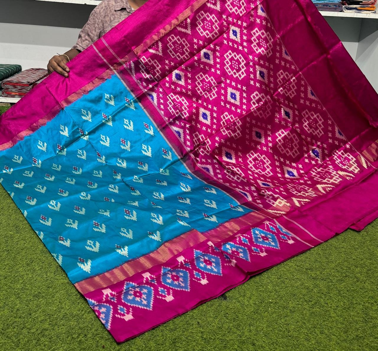Lightweight Ikat Silk - PSRGS16-LSWBCTZDD-15
