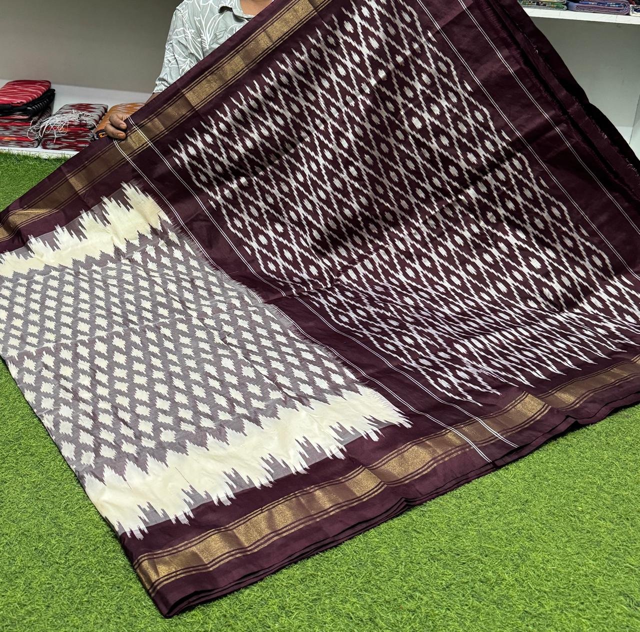 Lightweight Ikat Silk - PSRGS24-LSWBCTZDD-11