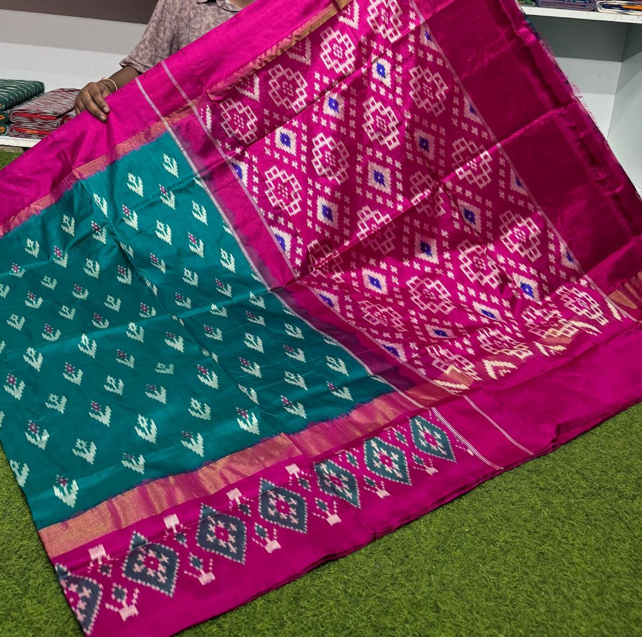 Lightweight Ikat Silk - PSRGS24-LSWBCTZDD-30