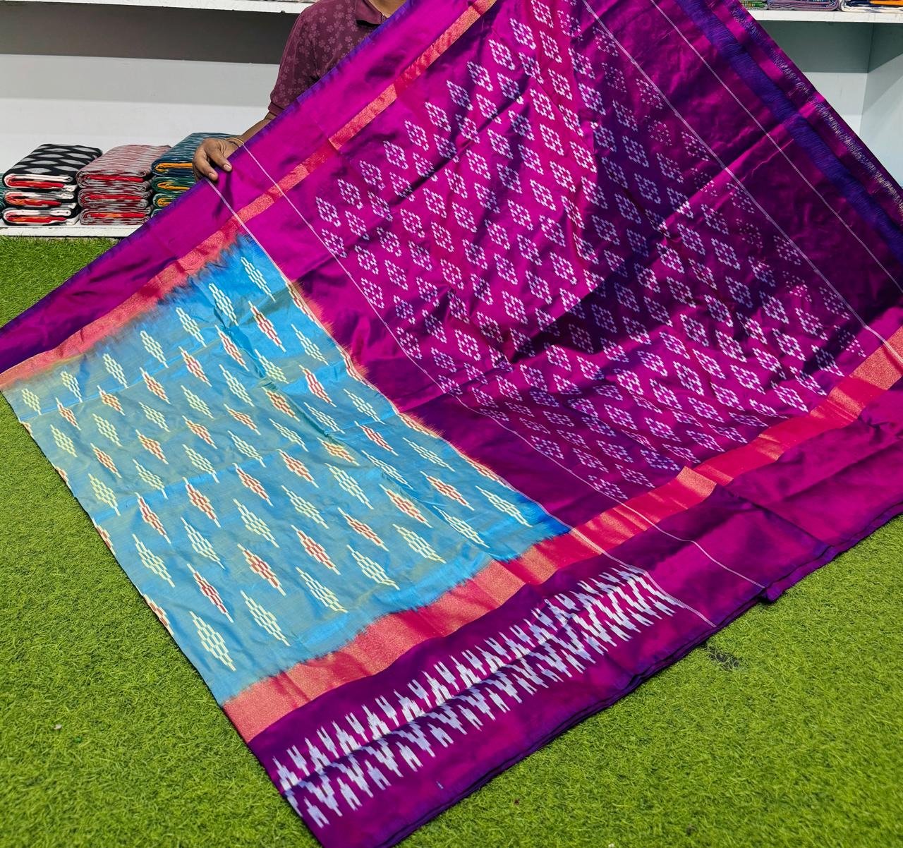 Lightweight Ikat Silk - PSRGS24-LSWBCTZDD-61