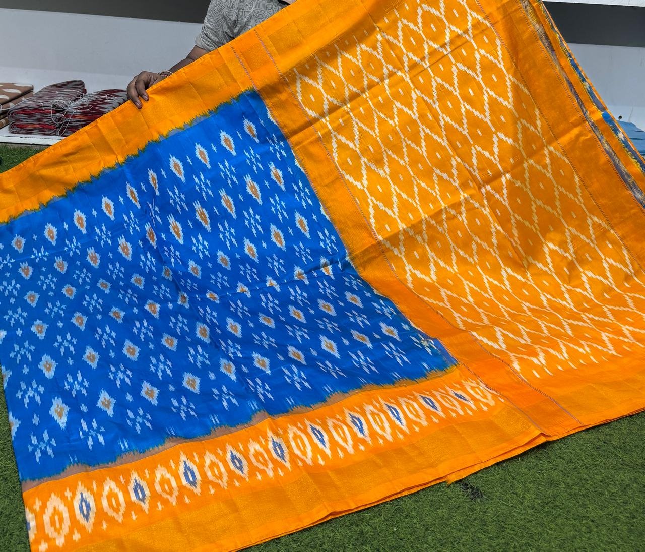 Lightweight Ikat Silk - PSRGS24-LSWBCTZDD-67