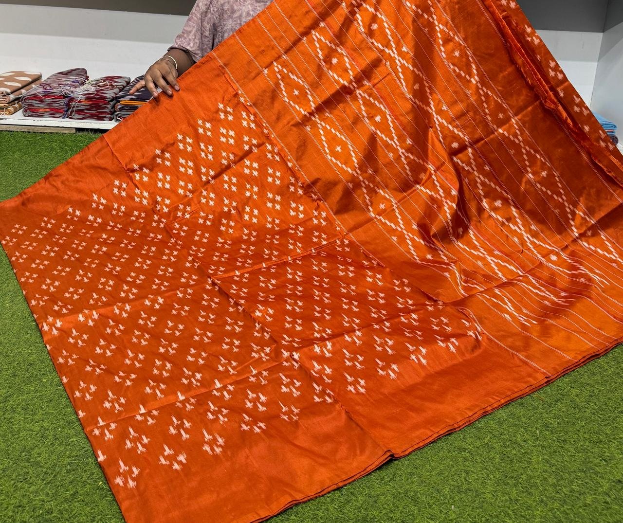 Lightweight Ikat Silk - PSRGS26-LSNBCXZCD-04
