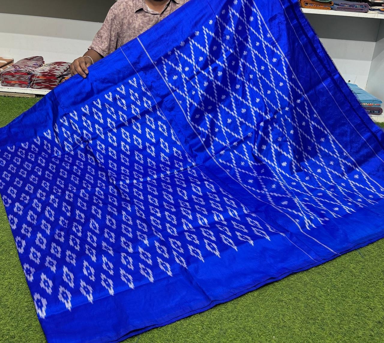 Lightweight Ikat Silk - PSRGS26-LSNBCXZCD-05