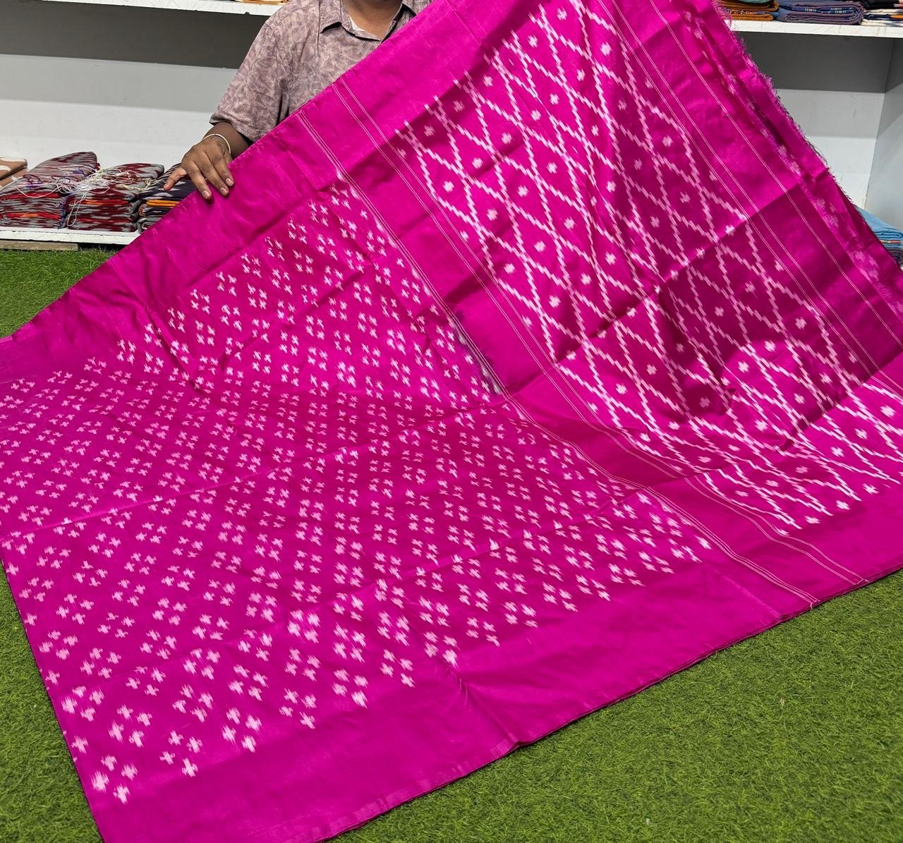 Lightweight Ikat Silk - PSRGS26-LSNBCXZCD-08