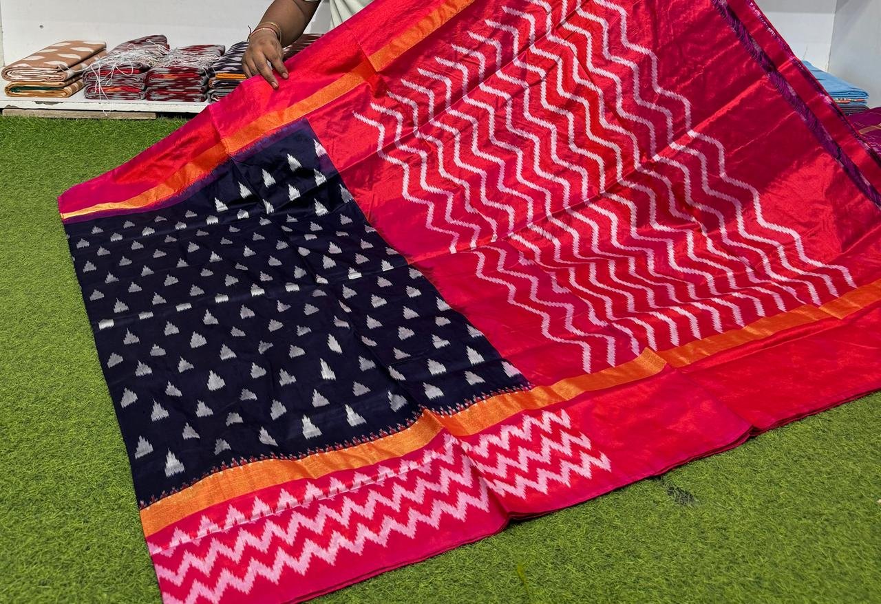 Lightweight Ikat Silk - PSRGS29-LSWBCTZCD-15