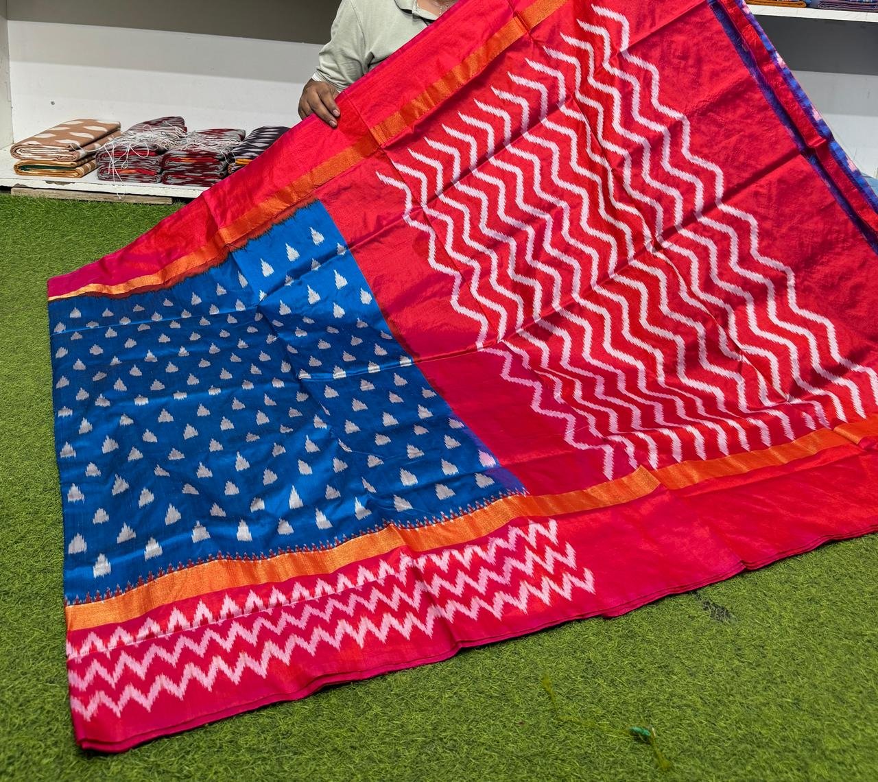 Lightweight Ikat Silk - PSRGS29-LSWBCTZCD-18