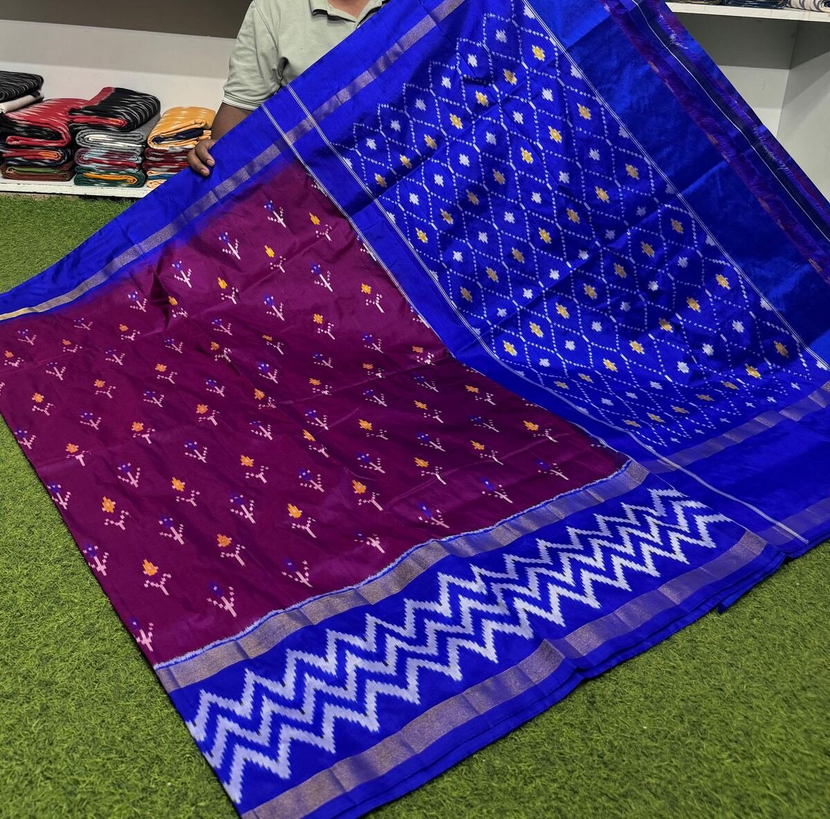 Light Weight Silk Saree - PSRGY25-ILWSDTDDC-09