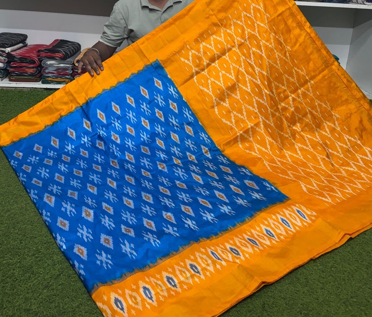 Light Weight Silk Saree - PSRGY25-ILWSDTDDC-10