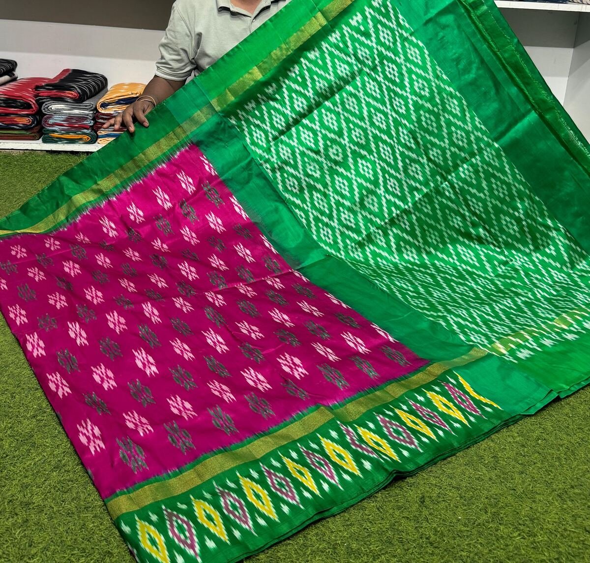 Light Weight Silk Saree - PSRGY25-ILWSDTDDC-11
