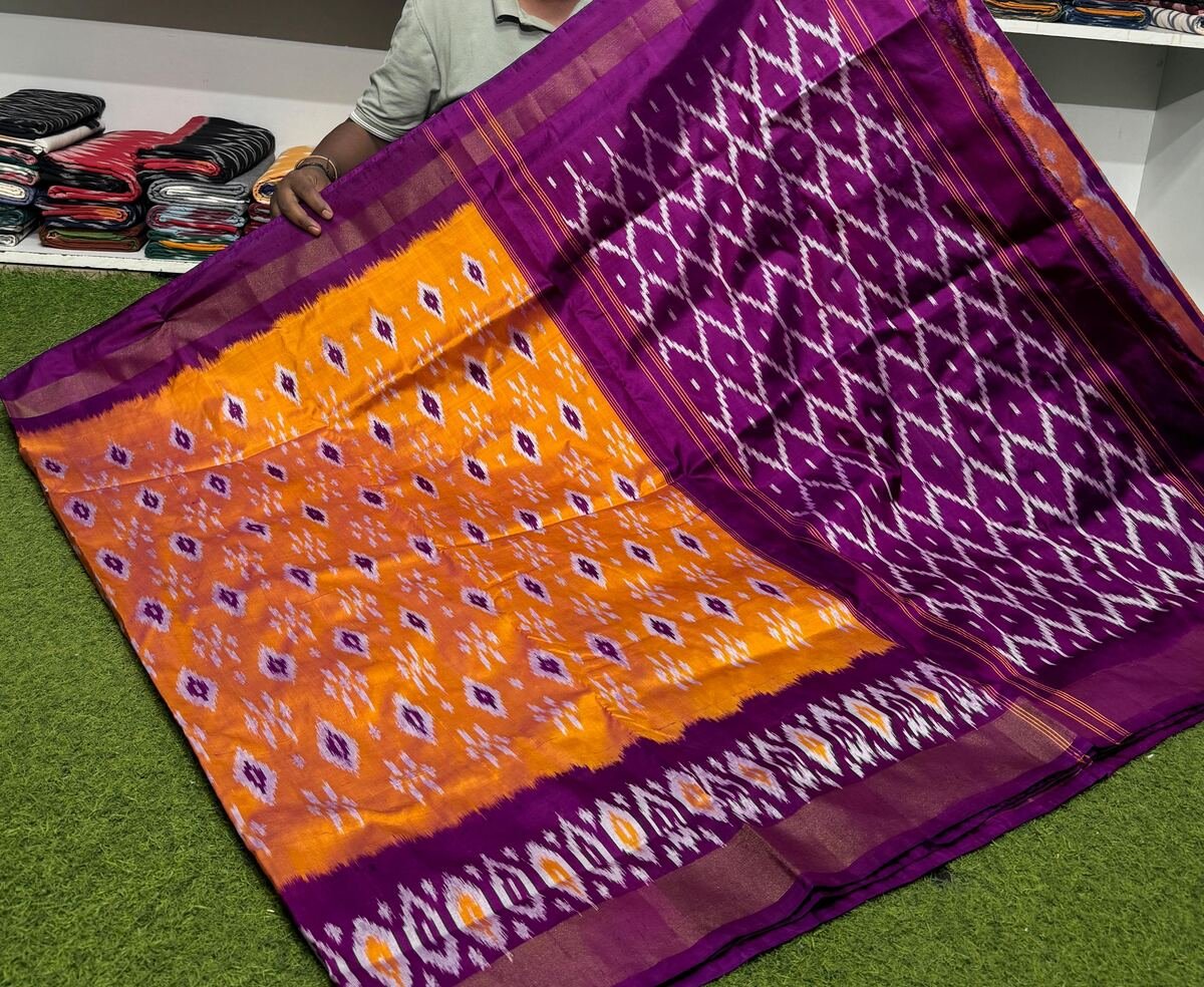 Light Weight Silk Saree - PSRGY25-ILWSDTDDC-13